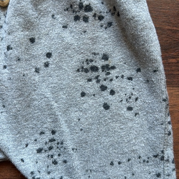 Play Up jogger sweatpants, grey with black dots, 24 months - Picture 3 of 4
